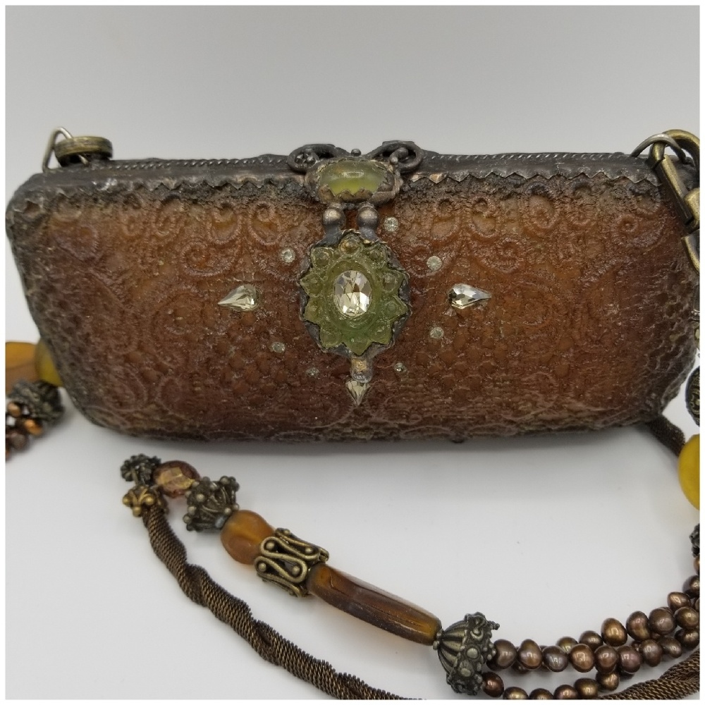 Very unique Maya Evangelista resin evening bag